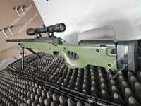 Pusca cu Luneta AIRSOFT PUTERNICA!! - AWP - NOUA - 220m/s - SniperARC