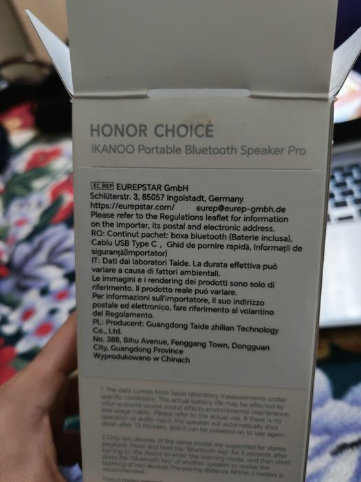 Boxa portabila Honor Choice