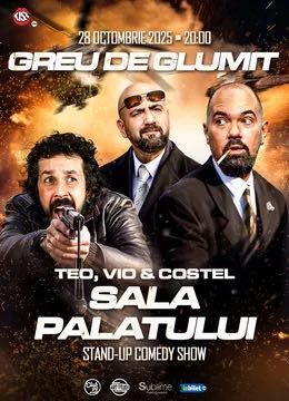 Vand 2 bilete la Stand-up Teo, Vio si Costel