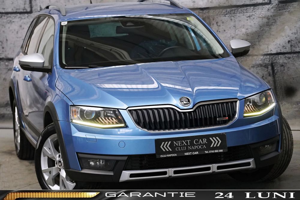 Skoda Octavia GARANTIE 24 LUNI*RATE*Distributie*Scout*150CP*4x4*Navi*Bixenon*Led*etc