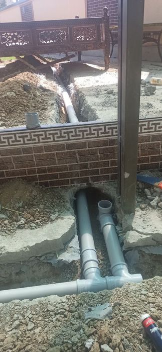 Урачи яма Каналезатся сантехника