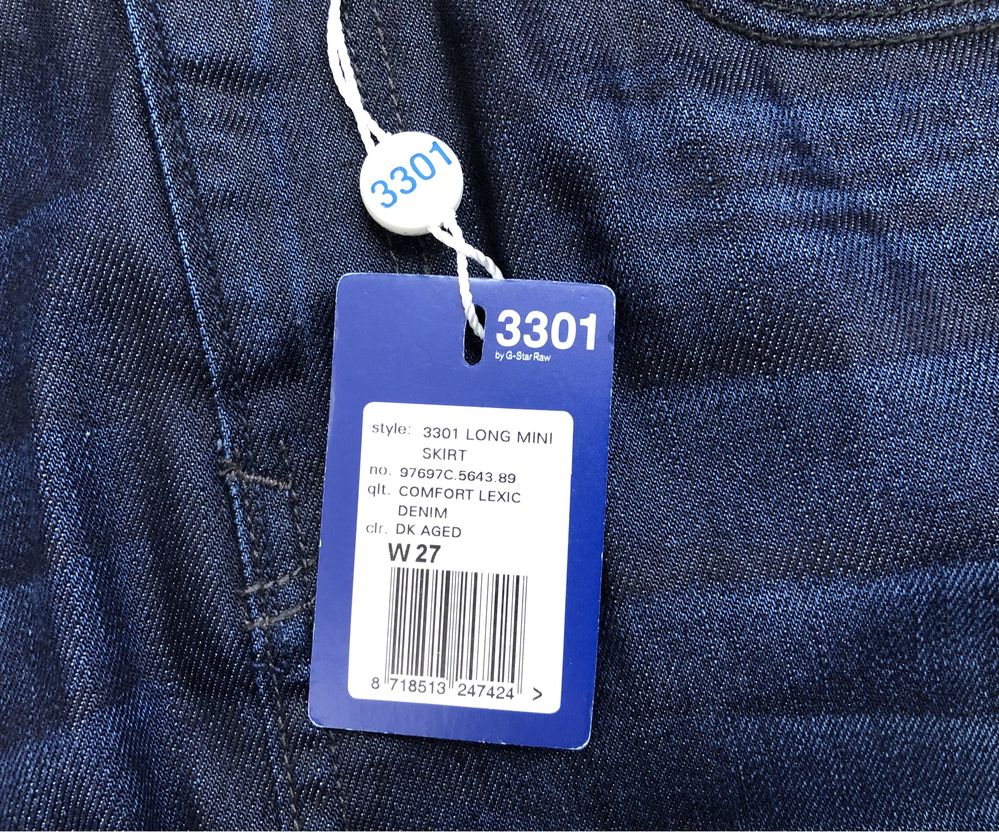 G-Star RAW 3301 Denim Skrit ОРИГИНАЛНА дамска дънкова пола - 27