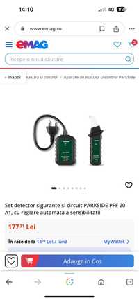 Set detector siguranțe și circuit parkside