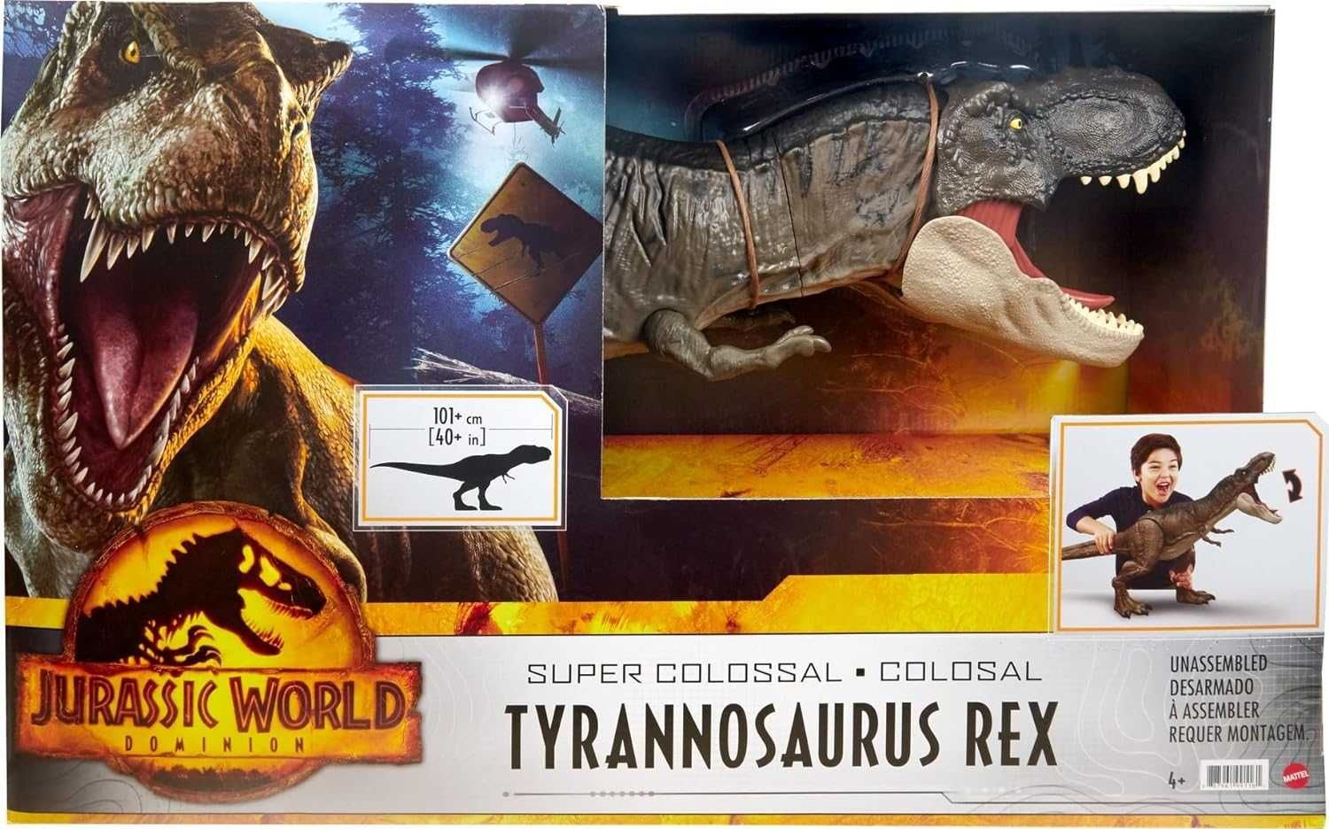 Jurassic World Динозавър Тиранозавър Рекс TREX Тирекс Оригинална 101см