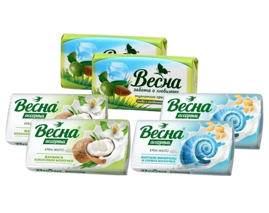 Весна мыло 20шт 3000тг