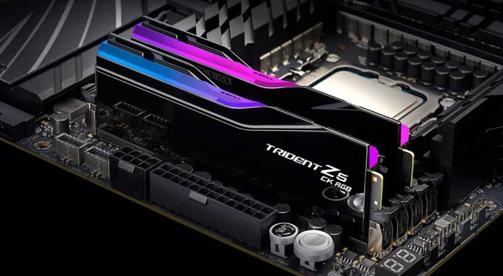 Memorii RAM G.SKILL Trident Z5 CK RGB DDR5-9000 CL42 48GB (2x24GB)