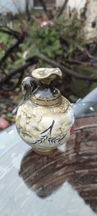 Două vaze de colecție, pictate manual.