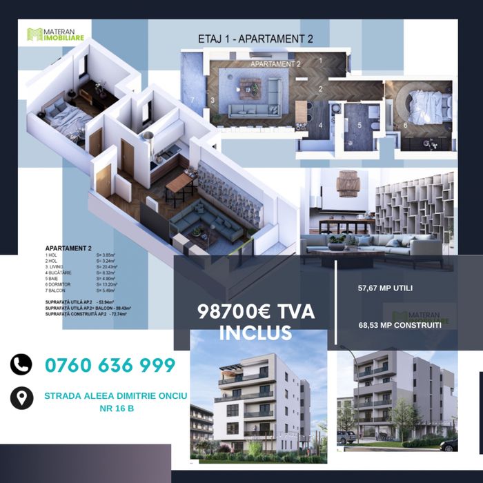 Apartamente Cu 2 Si 3 Camere Direct Propietar Zona Baba Novac-Kamsas