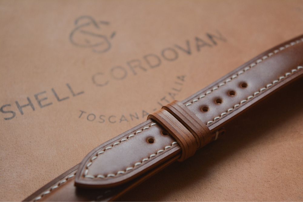 Ремешок для часов из люкс кожи Shell Cordovan