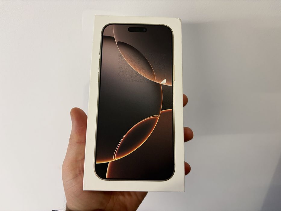 Iphone 16 Pro Max, 512 gb, Desert Titanium, nou la cutie