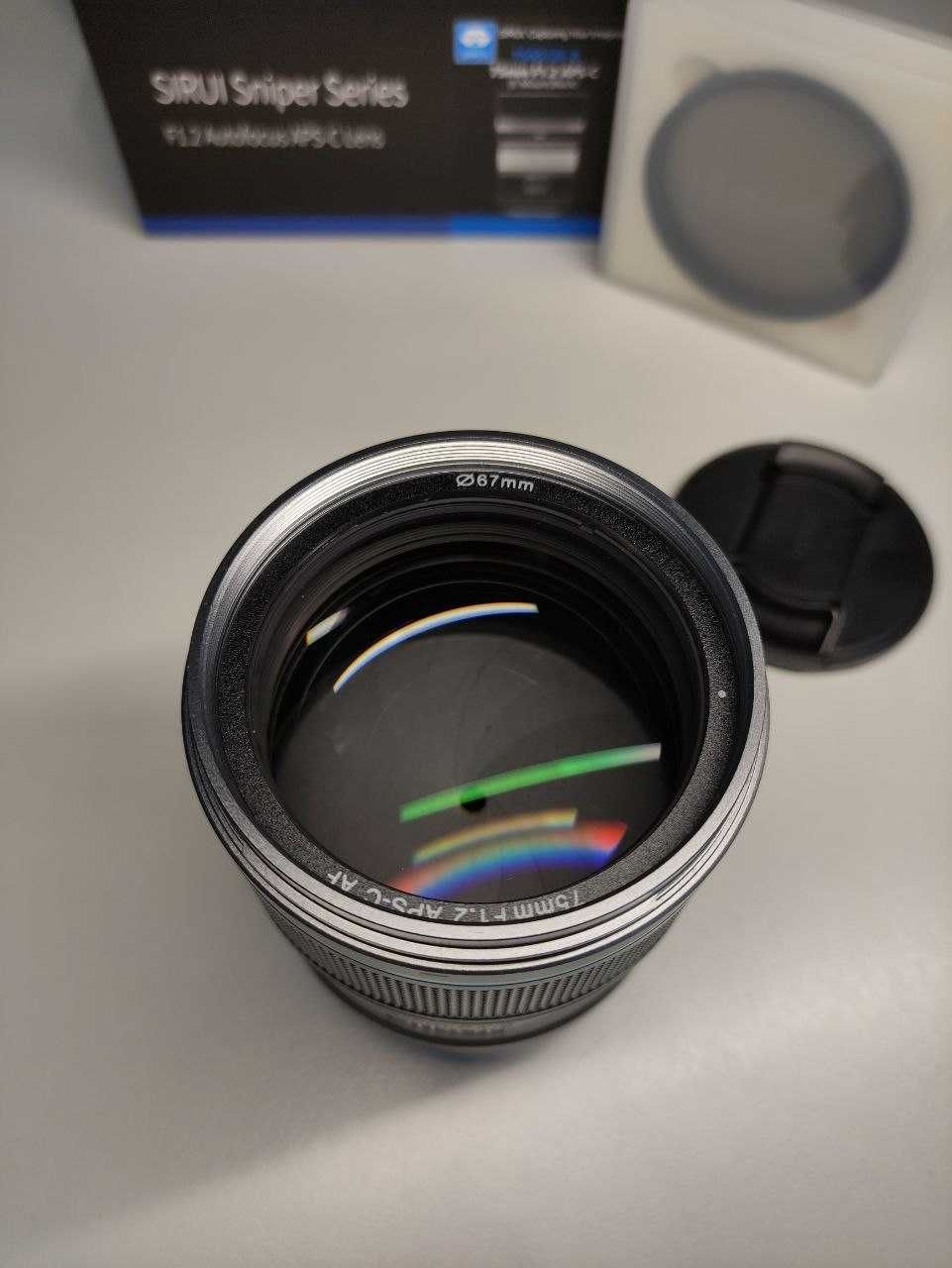 Объектив Sirui Sniper 75mm F1.2 AF APS-C E-Mount + Фильтр Pro II CPL