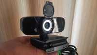 Camera Web Sandberg 134-15, 1080P, USB, microfon, negru