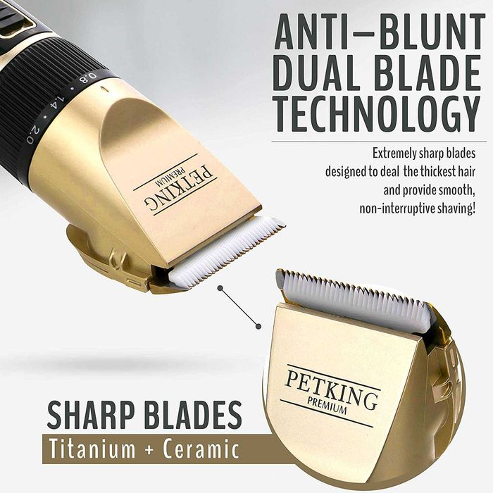 Комплект за груминг/ подстригване на кучета PetKing Premium