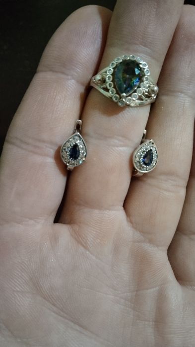 Серебряный комплект 925пр.