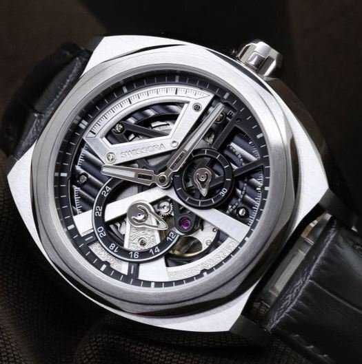Ceas automatic barbatesc SWISSORA Autonomous, skeleton, 43mm, nou