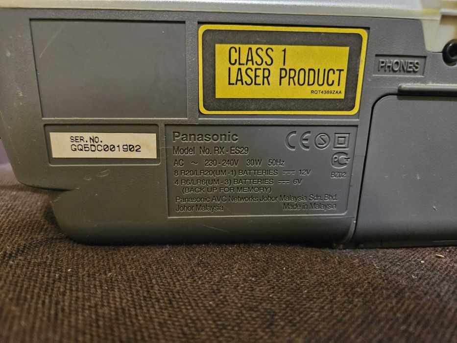 Radio casetofon PANASONIC RX-ES29