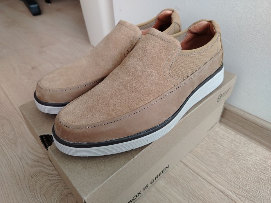 Clarks мокасини 45 номер широки