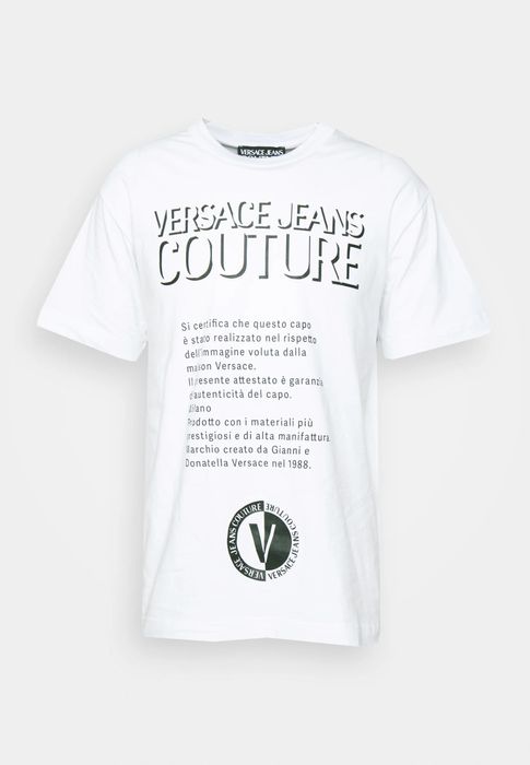 Мъжка тениска Versace Jeans Couture print T-shirt Oversize
