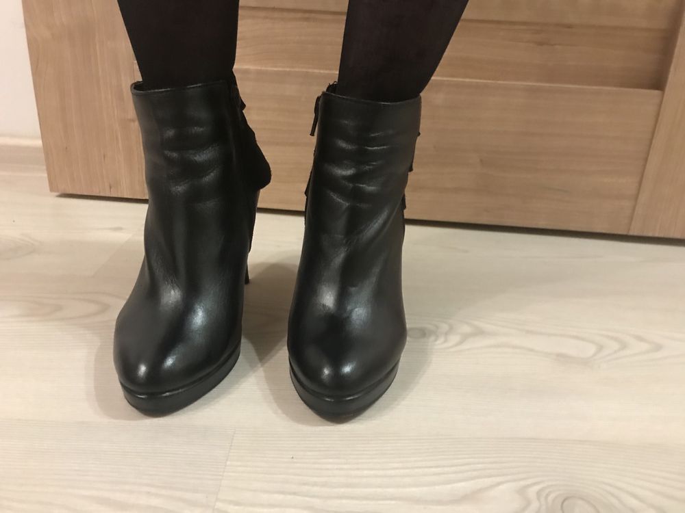 Botine  piele naturala dama