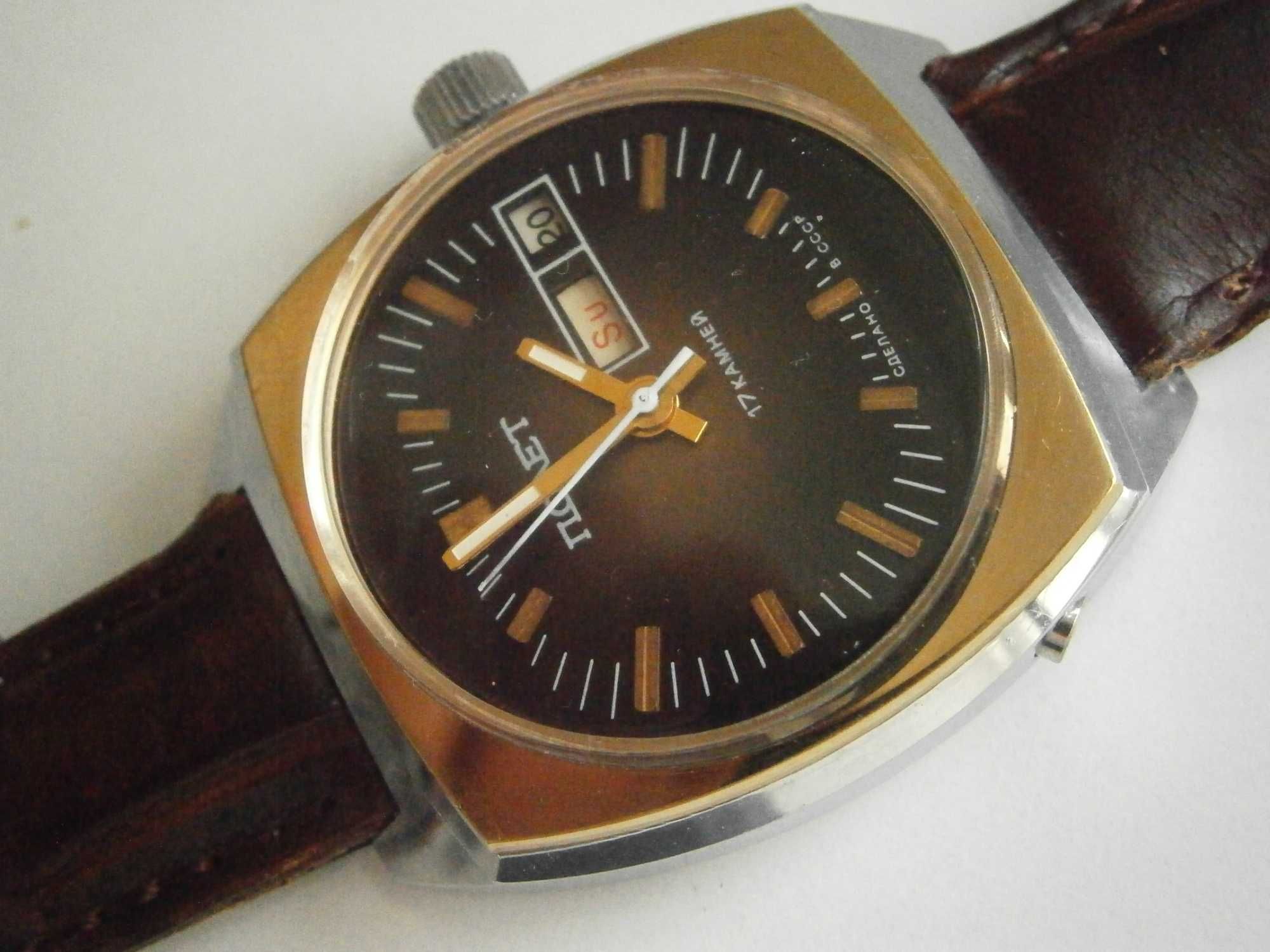 POLJOT 17 jewels, кал. 2628, made in USSR, ТОП! Бърза смяна на датата!