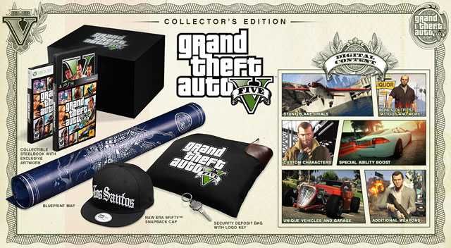 Grand Theft Auto V ( GTA 5 ) Collectors Edition ,nou , de colectie