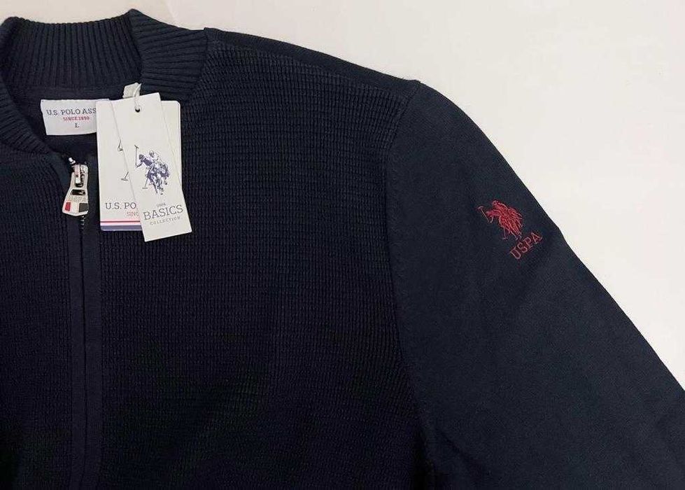 Мужские кардиганы на замке U.S Polo