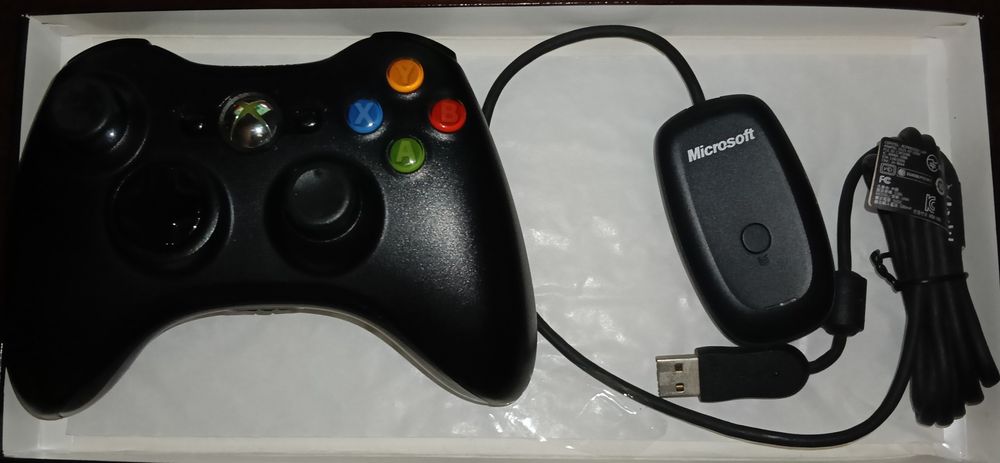 Controller Xbox 360 + adaptor pc
