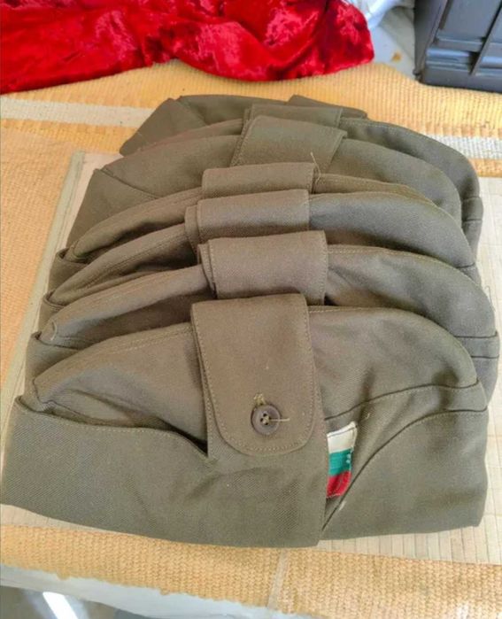 Български Соц Военни Строеви Летни Кепета Шапки 1970те г