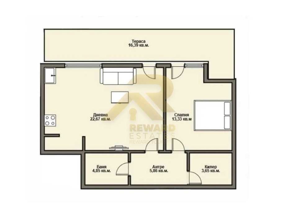 Продава се Двустаен апартамент в София, Младост 1 - 67 кв.м за 2835 €/кв.м - Снимка #6