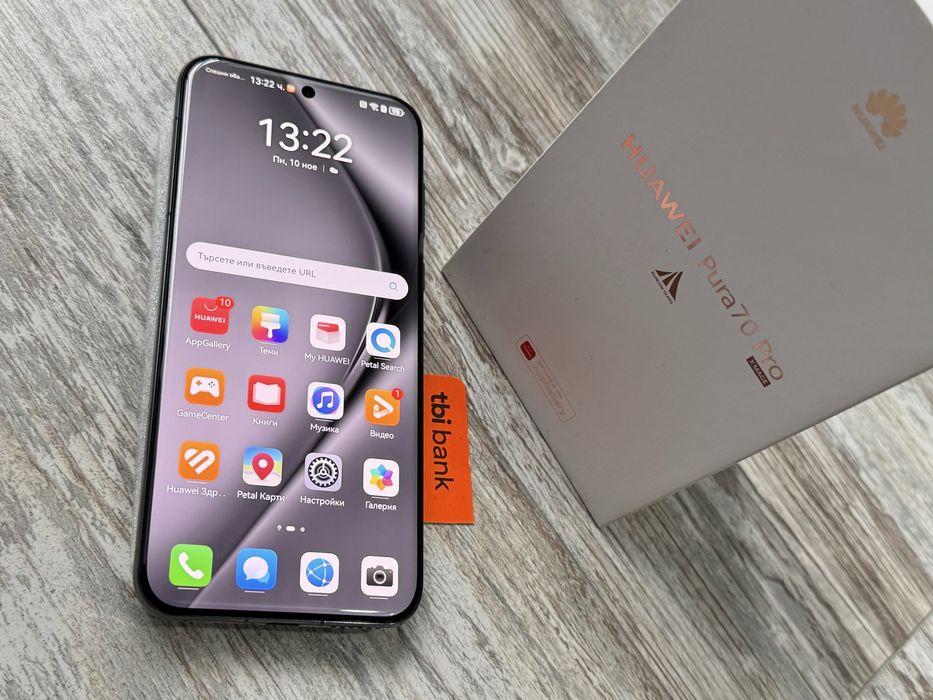 Huawei Pura 70 PRO 512 GB 5G 12 GB Ram Dual Sim Като Нов Black 100 %