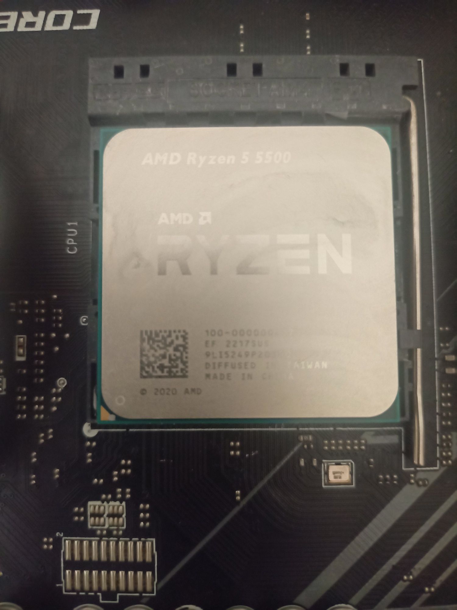 Комплект мат.плата MSI X470 Gaming Plus Max; Ryzen 5 5500; DDR Corsair