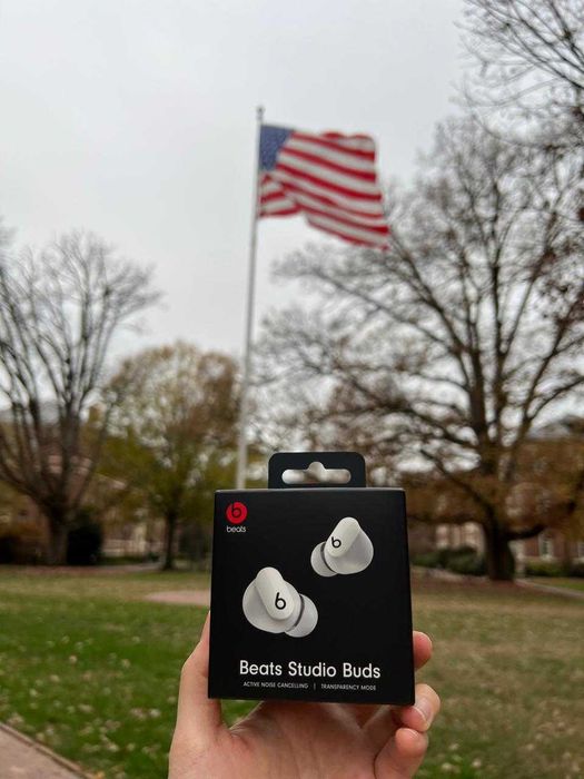 Привезены из США Наушники Beats Studio Buds White С АКТИВНЫМ ШУМОДАВОМ