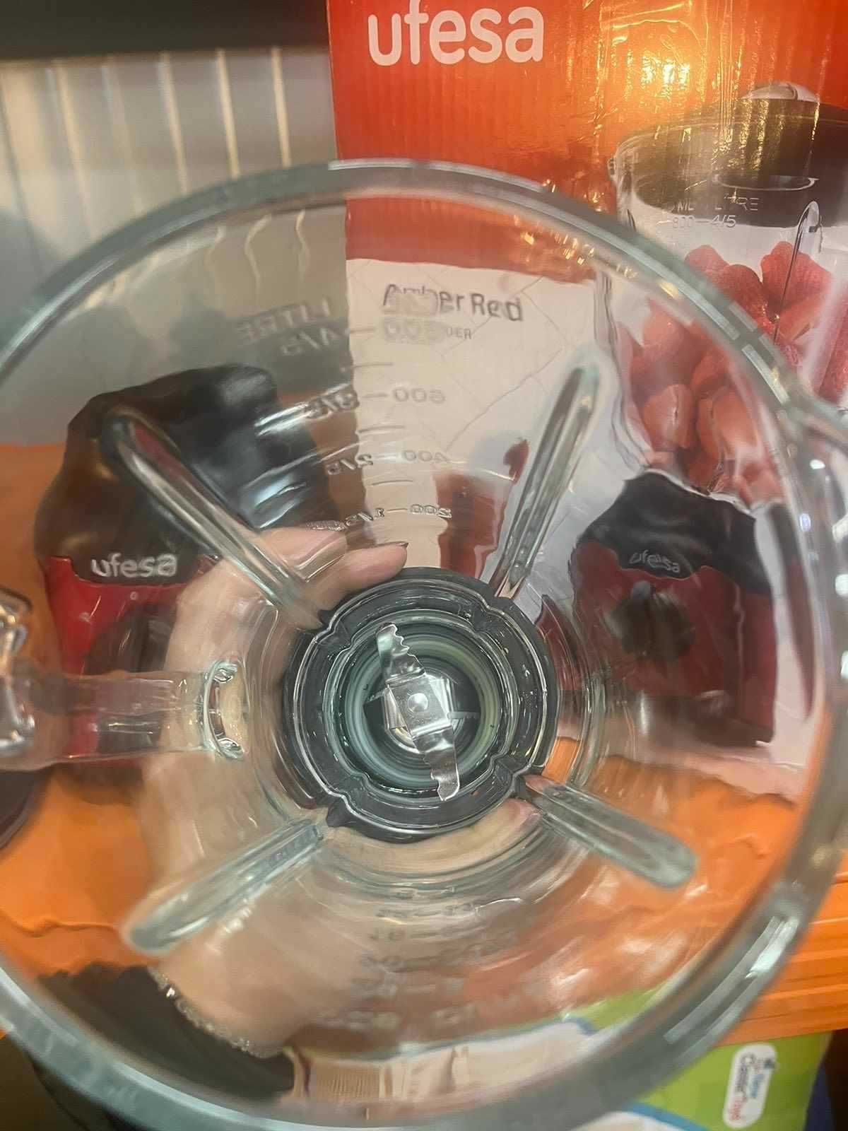 Компактен пасатор Ufesa BS4100 Amber Red, 900 W
