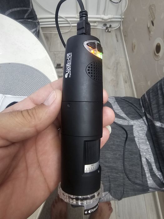 Videodermatoscop MIC WIFI cu USB si polarizare digitala