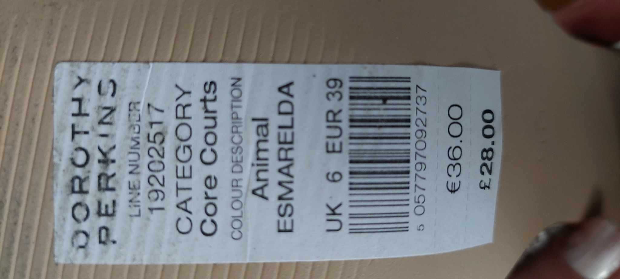 Елегантни дамски сандали  Dorothy Perkins еко кожа, р-р 39