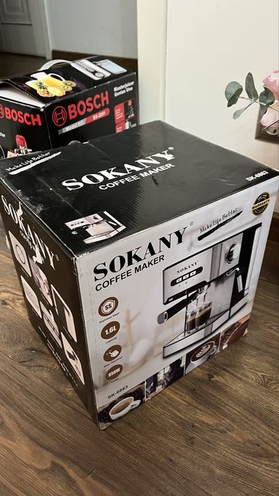 Sokany SK-6863 кофемашина СРОЧНО ТОРГ ЕСТЬ