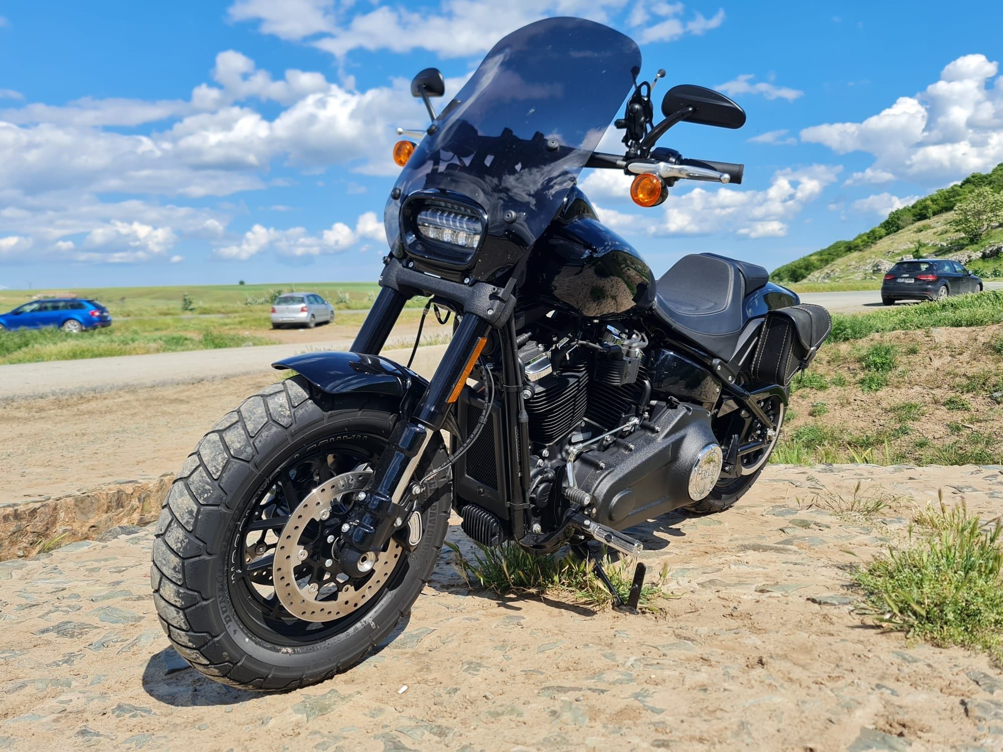 Harley Davidson Fat Bob 114 variante schimb studio Constanța.