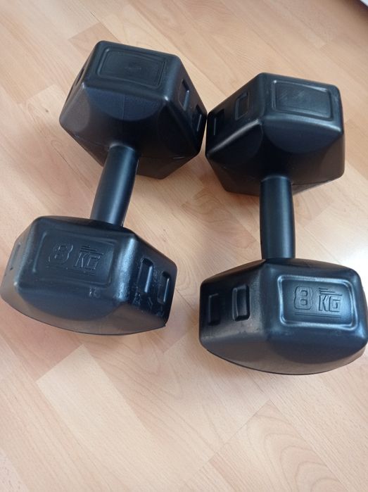 Set gantere hexagonale, 2 x 8kg
2 x 8 KG