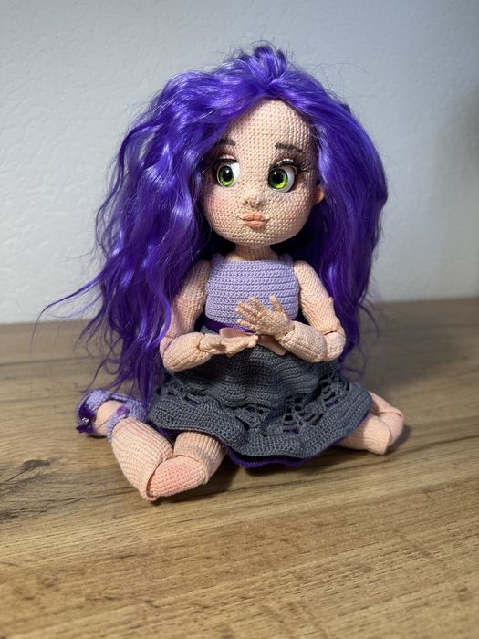 Кукла вязаная коллекционная ( аналог кукол Паола Рейна)