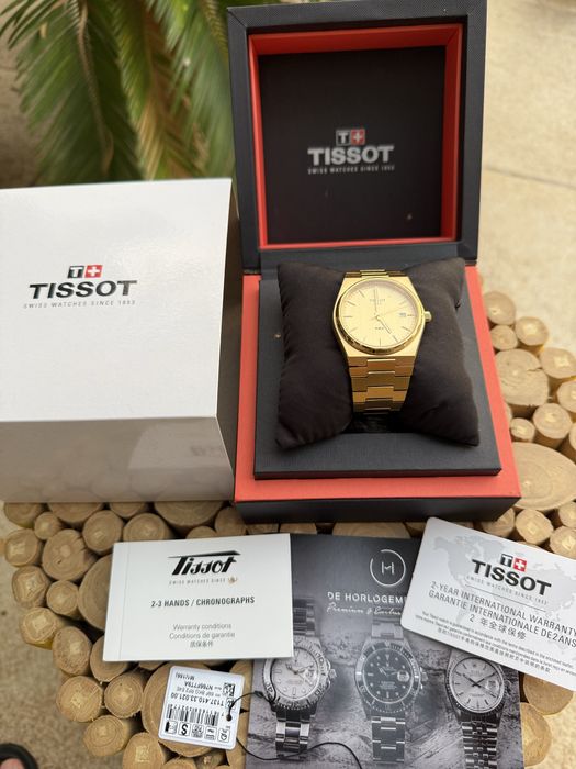 Ceas Tissot PRX Auriu 40mm T137 . 410. 33. 021.00 ORIGINAL Swiss Made