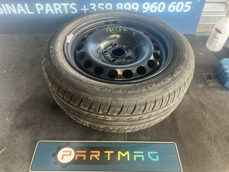 Резервна гума патерица VW Passat 7 205/55 R16 Et 45
