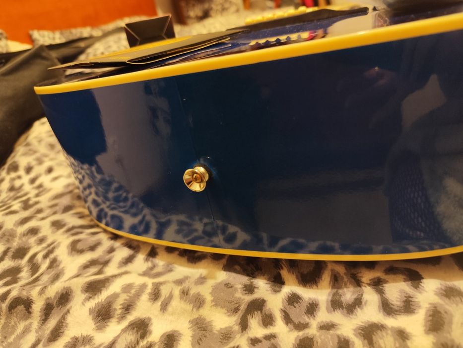 Chitară acustică Smiger – Blue Burst + accesorii