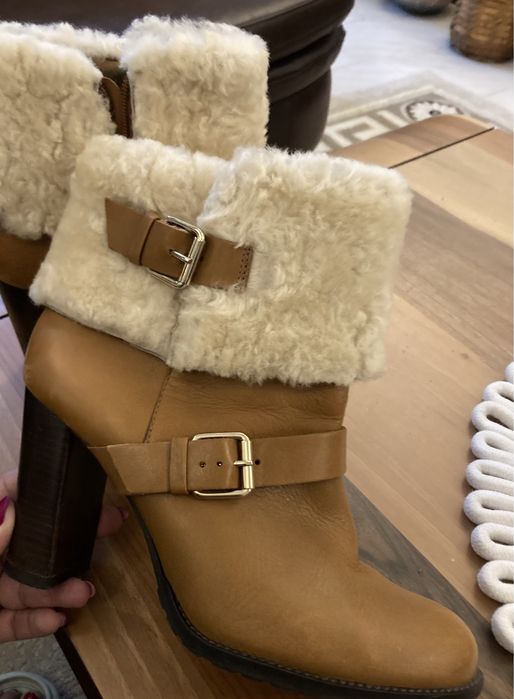 Дамски боти от естествена кожа номер 39