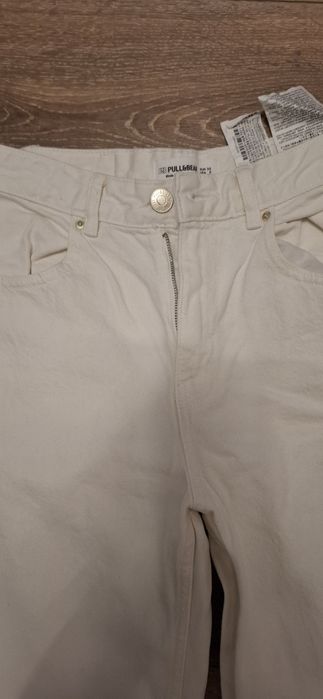 Pantaloni albi Jeans