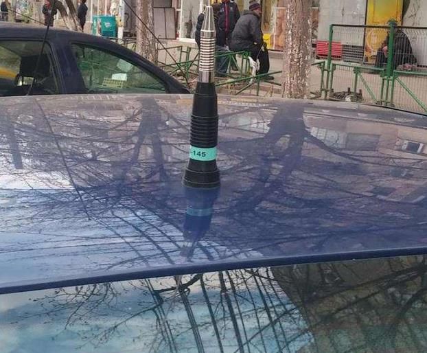 Suport Plafon, porbagaj antena statie  CB / Taxi