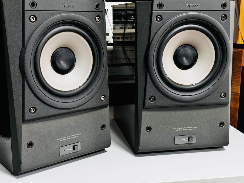 Boxe active de inaltă fidelitate SONY SA-S1,tweeter Ribbon,bass reflex