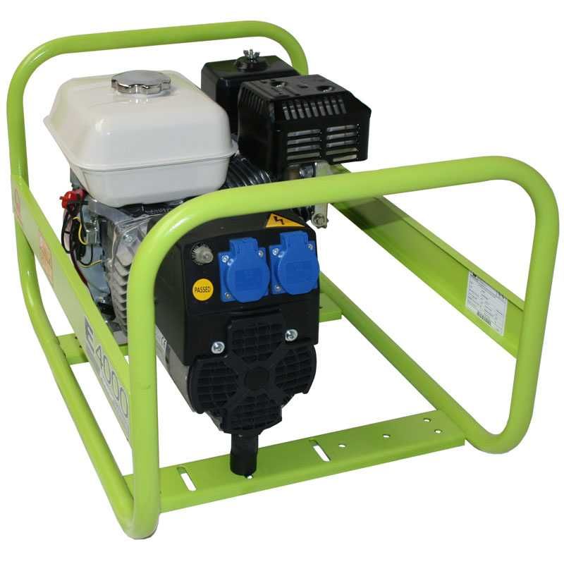Generator de curent PRAMAC E4000, 3.1 kW, 220V, benzina, Made in Italy