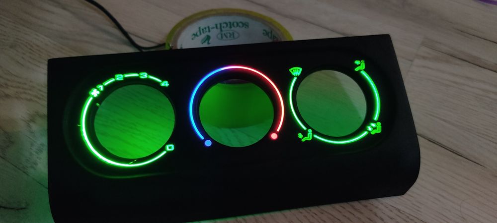 Подсветка блока печки гольф 3,венто,пассат