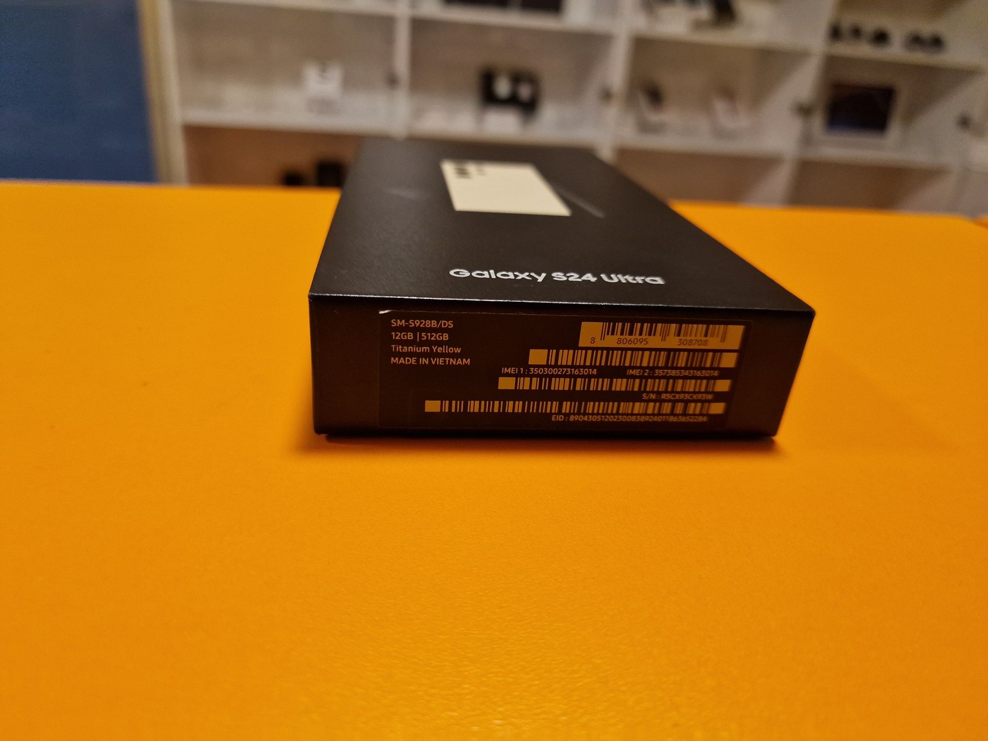 Samsung S24 Ultra 5G 512gb open box  Titanium Yellow factura neactivat