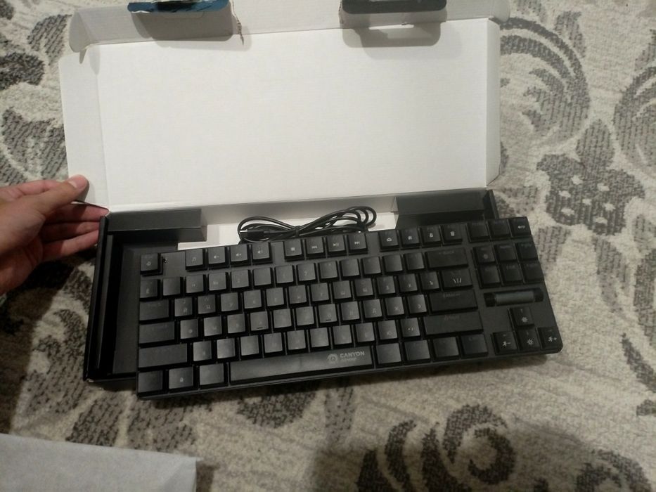 Новый Игровой клавиатура механическая!